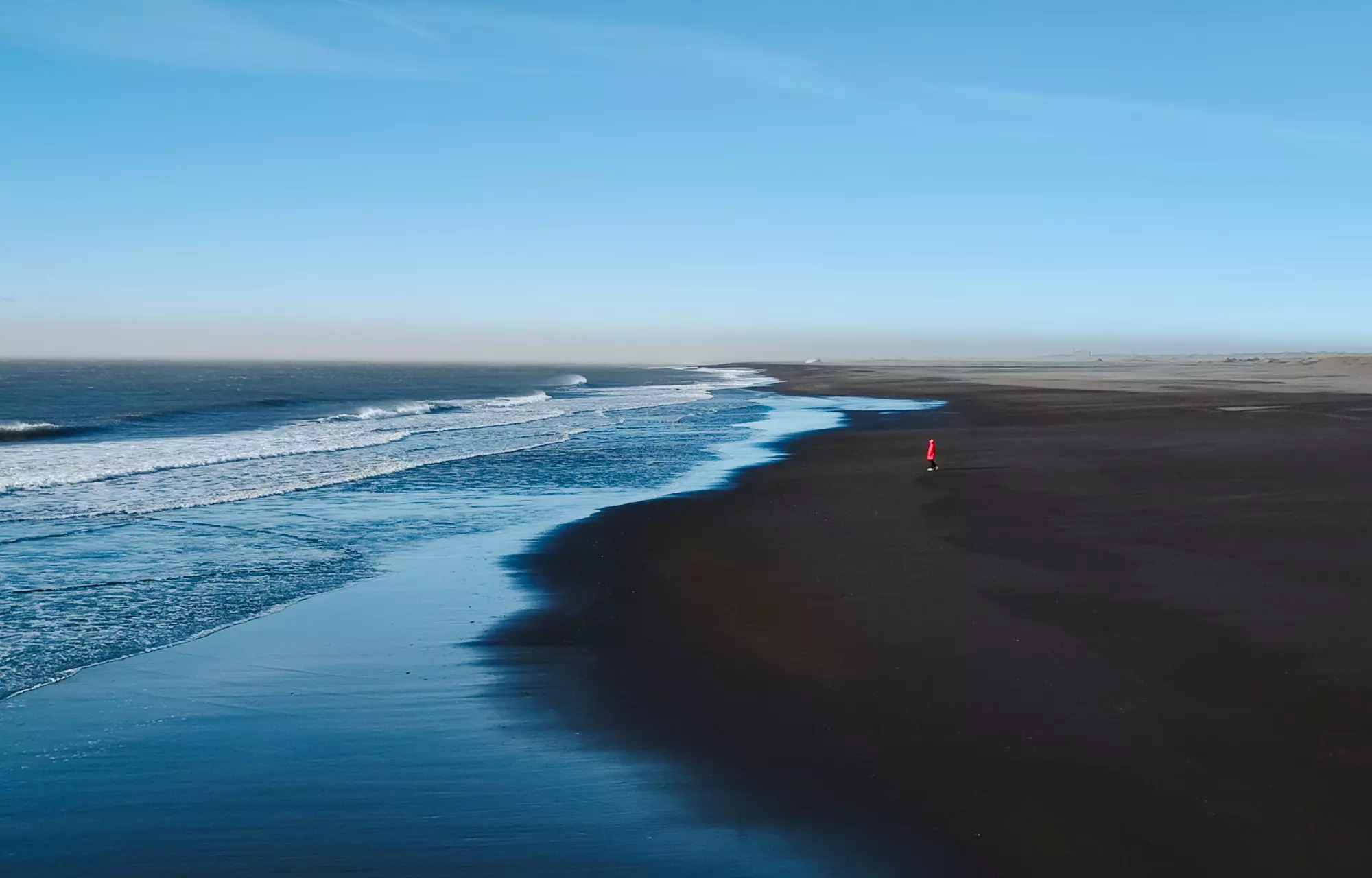 Plage de sable noir Islande