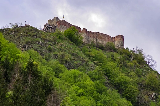 Poenari Chateau Dracula Roumanie