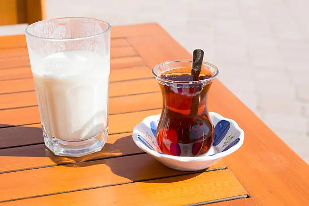 Ayran et thé à Istanbul